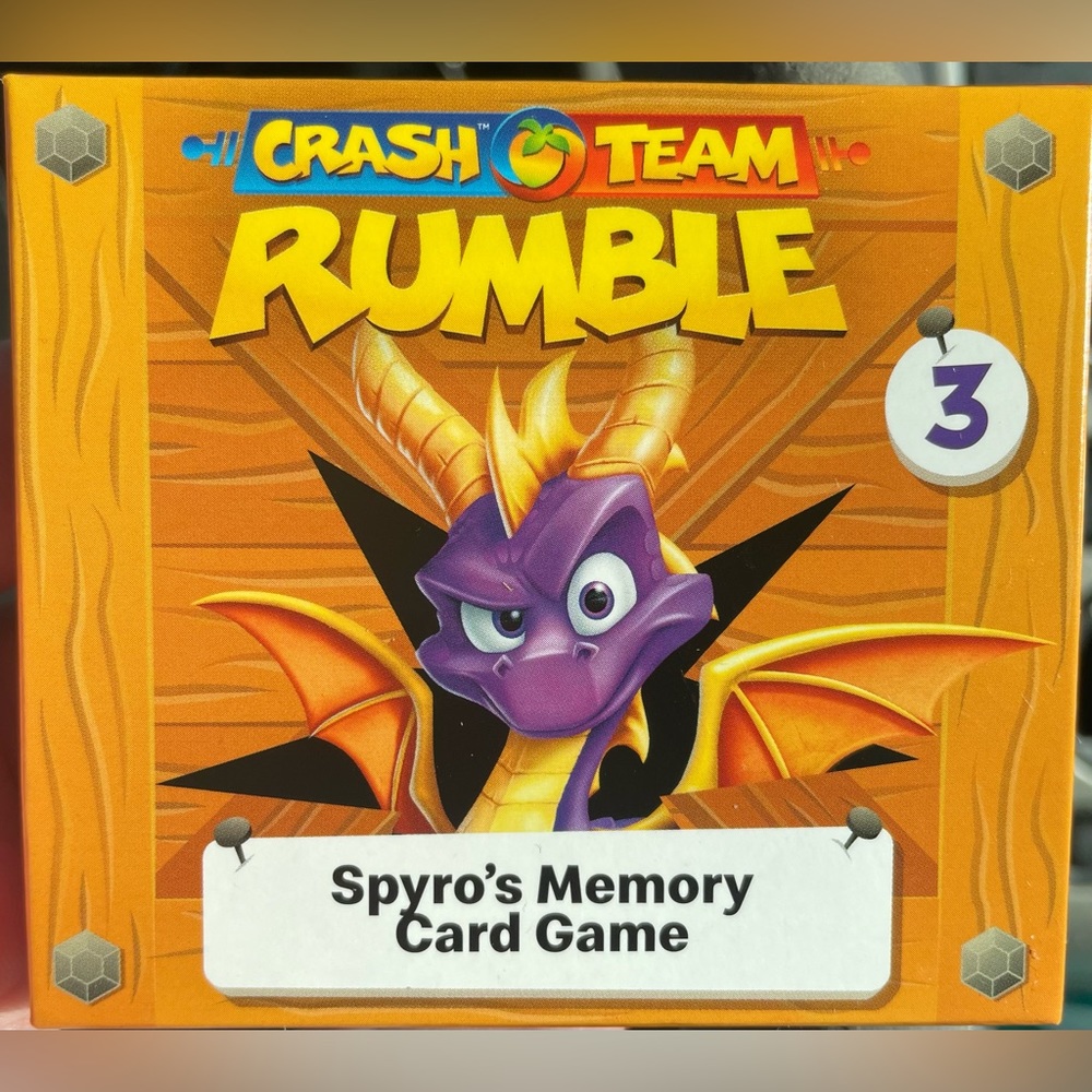 Crash Team Rumble McDonald’s Happy Meal Kid’s toy - Spyro’s memory card game #3